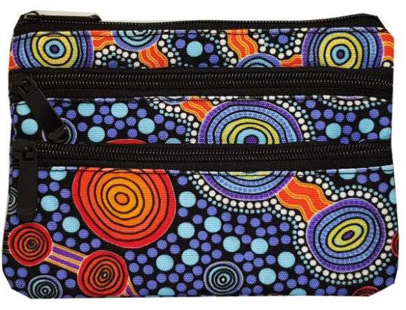 3 Zip Cosmetic Bag - The Journey