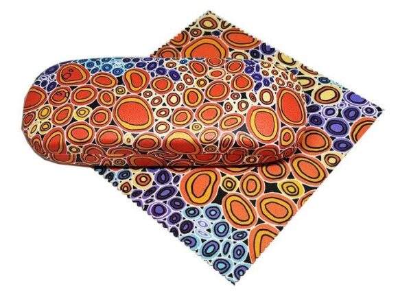 Glasses Case with matching Lens Cloth -  Ngarugi Gi Gali