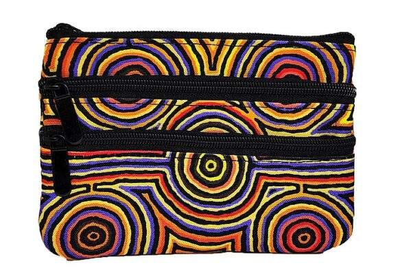 3 Zip Cosmetic Bag - Campsites