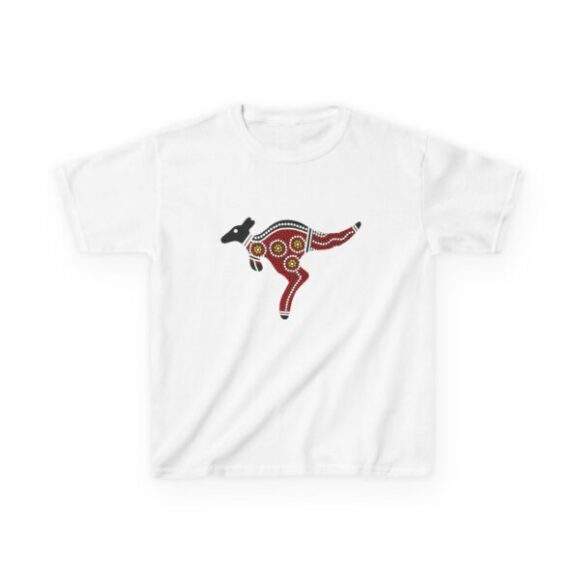 Kids Heavy Cotton Tee - Kangaroo - Image 2