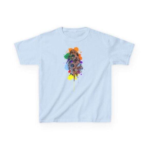 Kids Heavy Cotton Tee - Feather Pathways - Image 4