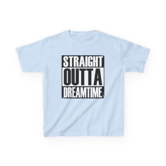 Kids Heavy Cotton Tee - Straight outta dreamtime - Image 4