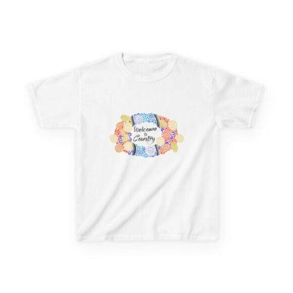 Kids Heavy Cotton Tee - Welcome to Country