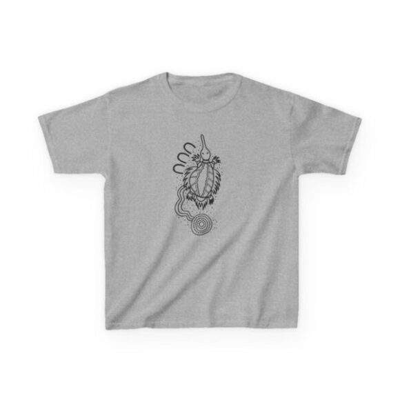 Kids Heavy Cotton Tee - Echidna - Image 2