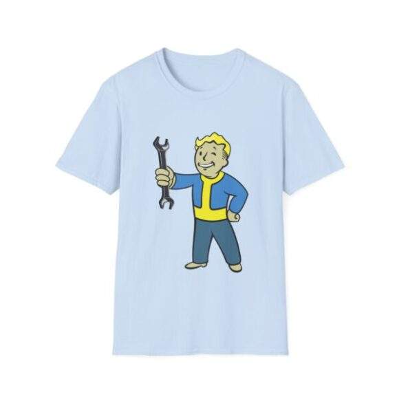 Unisex T-Shirt - Vault Boy Spanner Colour - Image 5