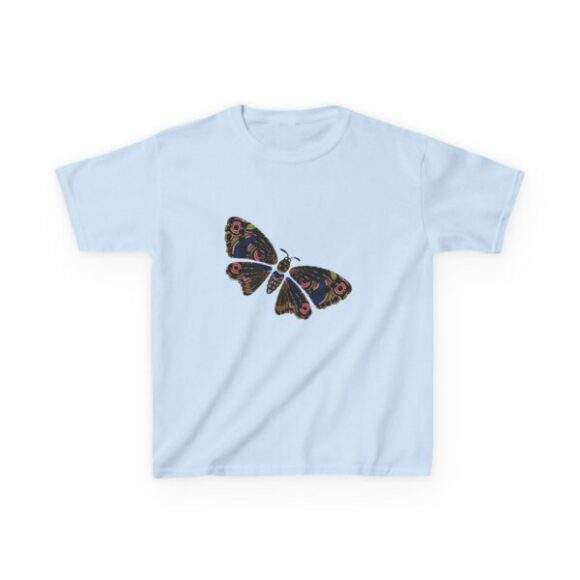 Kids Heavy Cotton Tee - Butterfly - Image 4