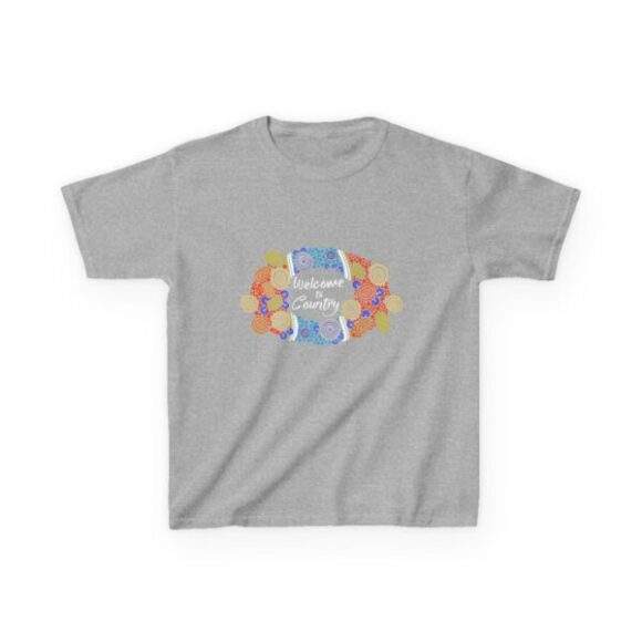 Kids Heavy Cotton Tee - Welcome to Country - Image 3