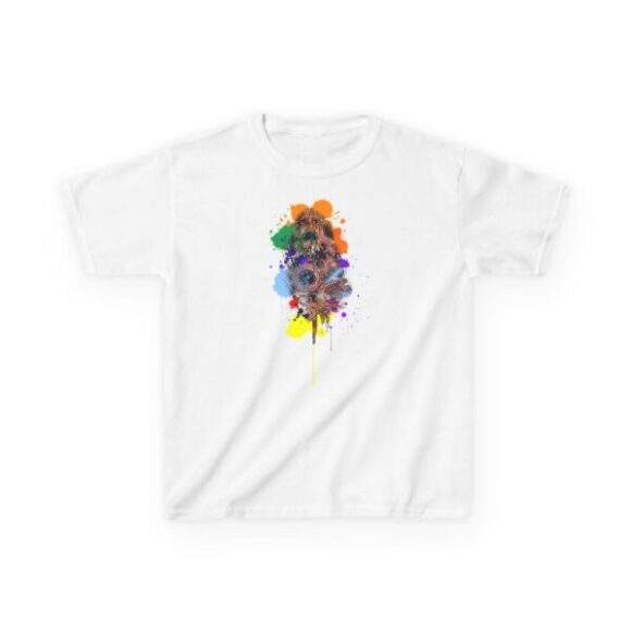 Kids Heavy Cotton Tee - Feather Pathways - Image 2