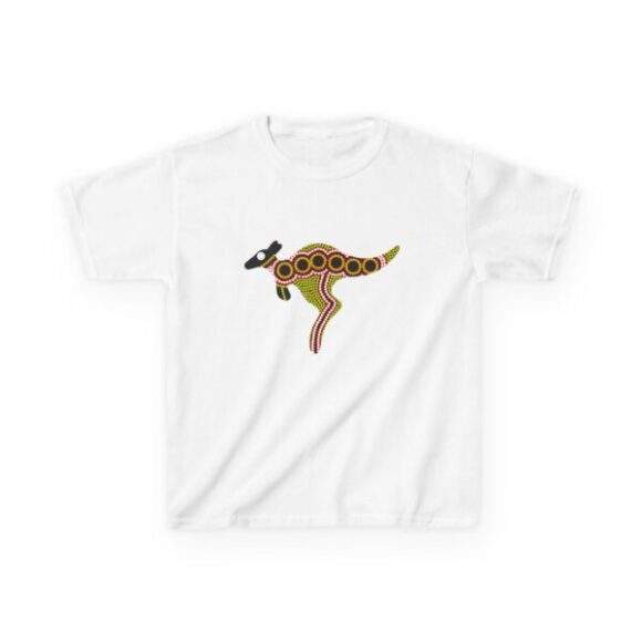 Kids Heavy Cotton Tee - Kangaroo - Image 2