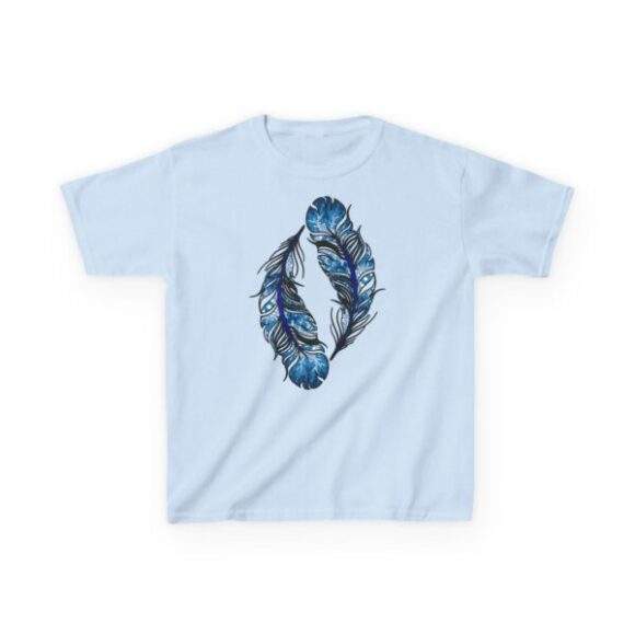 Kids Heavy Cotton Tee - Feather - Image 4