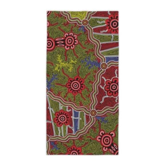 Vibrant Coral Reef Beach Towels - Connections - Image 5