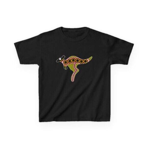 Kids Heavy Cotton Tee - Kangaroo