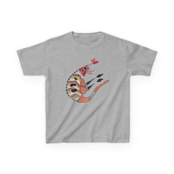 Kids Heavy Cotton Tee - The Kangaroo - Image 3