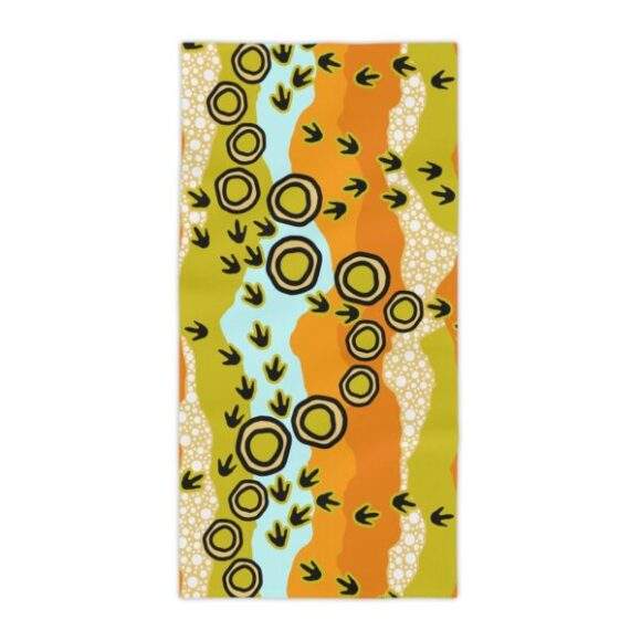 Vibrant Coral Reef Beach Towels – Emu Tracks - Image 5