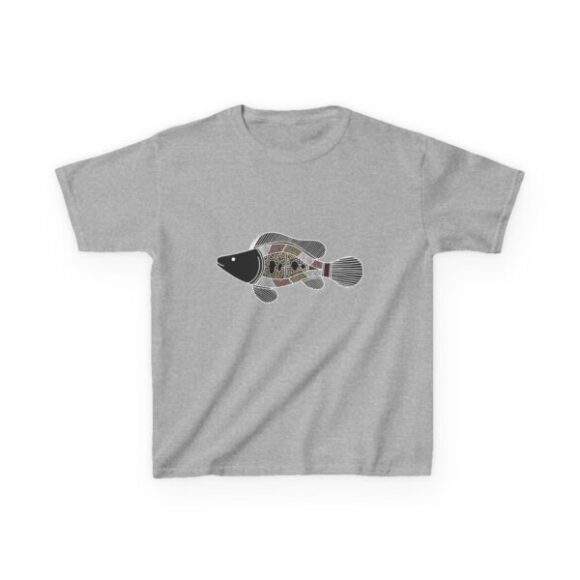 Kids Heavy Cotton Tee - Fish - Image 3