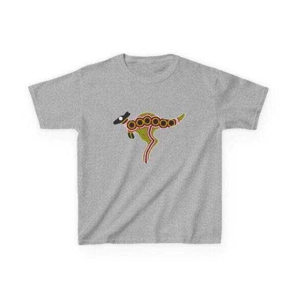 Kids Heavy Cotton Tee - Kangaroo - Image 3