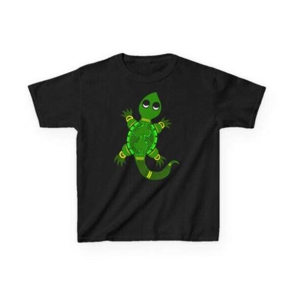 Kids Heavy Cotton Tee - Lizard - Image 2