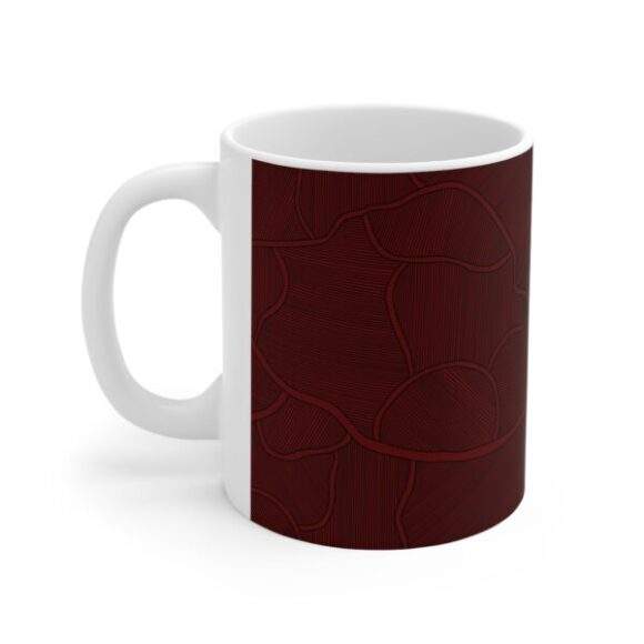 Authentic Aboriginal Art - Ceramic Coffee Cup - Farm Lands - Image 2