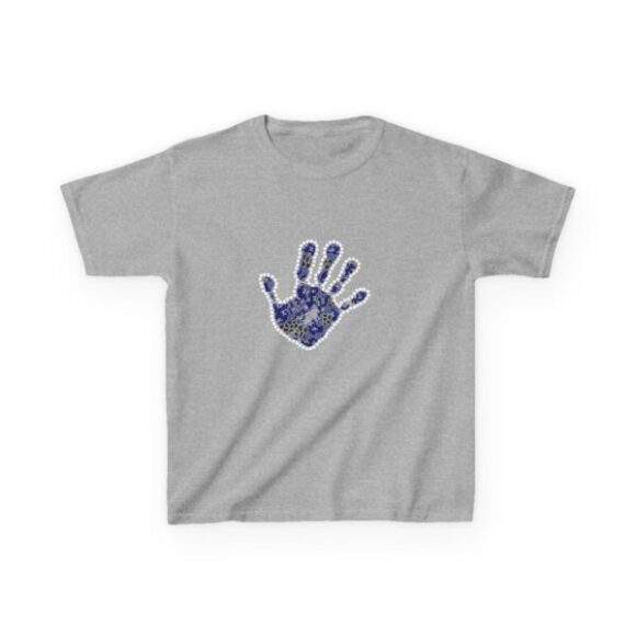 Kids Heavy Cotton Tee - Hand The Pond - Image 3