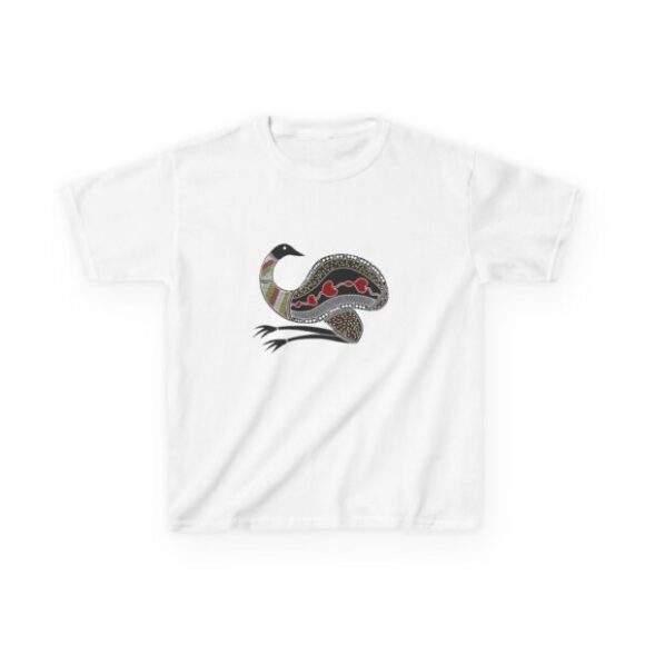 Kids Heavy Cotton Tee - Emu - Image 2