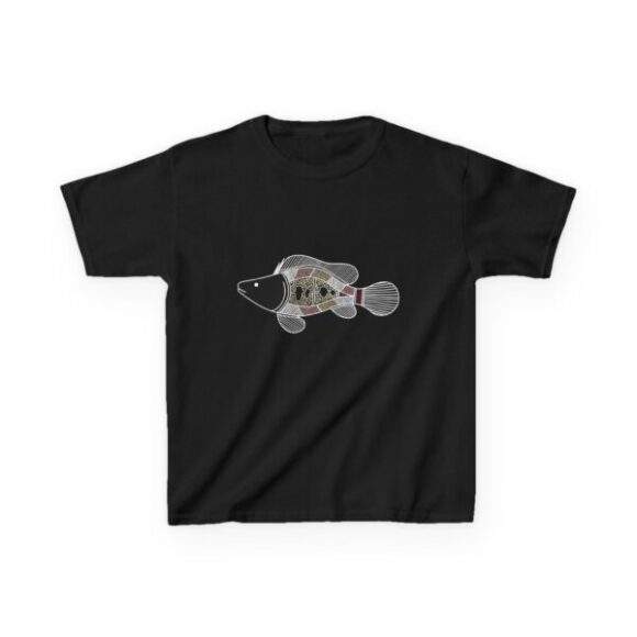 Kids Heavy Cotton Tee - Fish