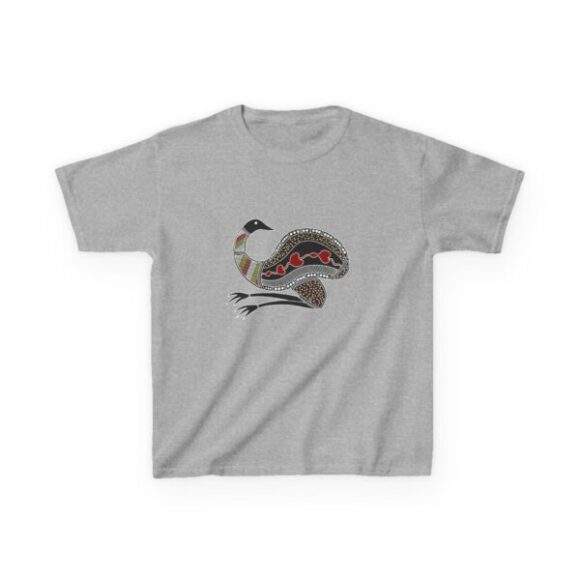 Kids Heavy Cotton Tee - Emu - Image 3