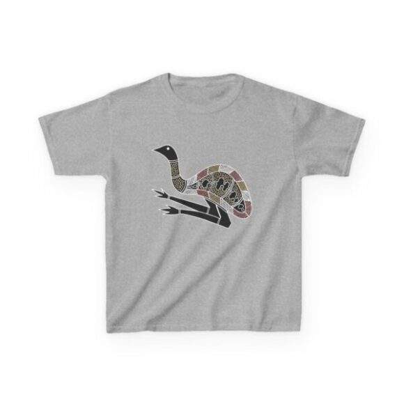 Kids Heavy Cotton Tee - Emu - Image 3