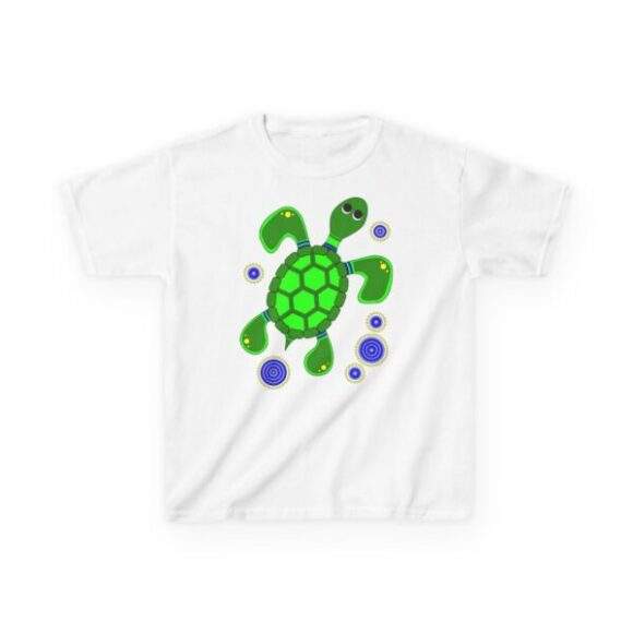 Kids Heavy Cotton Tee - Turtle