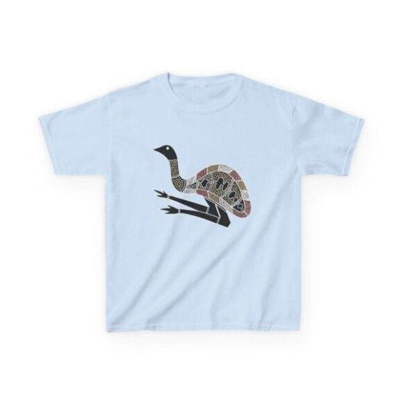 Kids Heavy Cotton Tee - Emu - Image 4