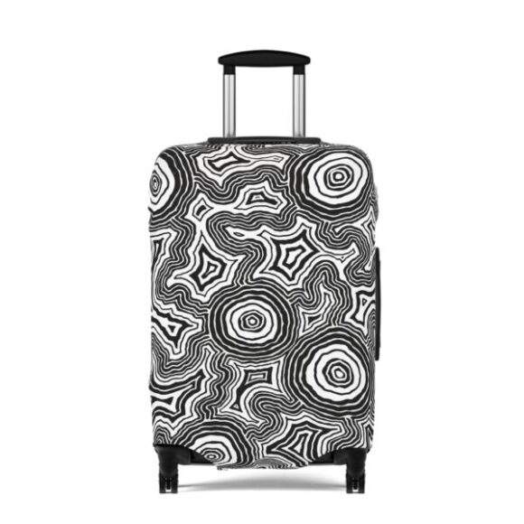 Luggage Cover - Pathways (b&w) - Image 3