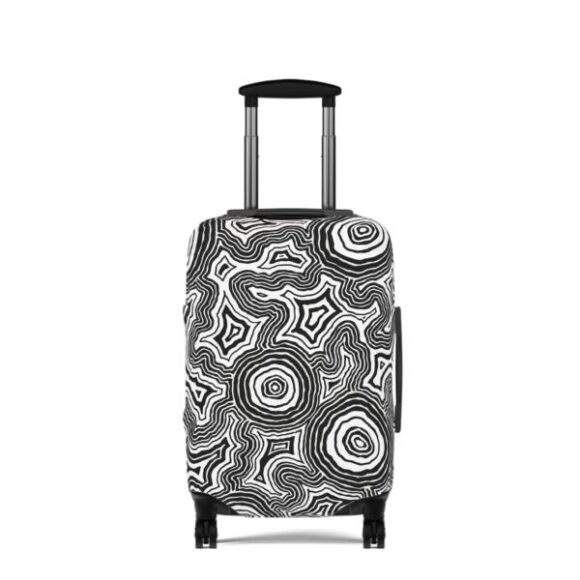 Luggage Cover - Pathways (b&w)