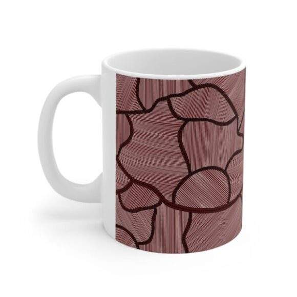 Authentic Aboriginal Art - Ceramic Coffee Cup - Farm Lands - Image 2