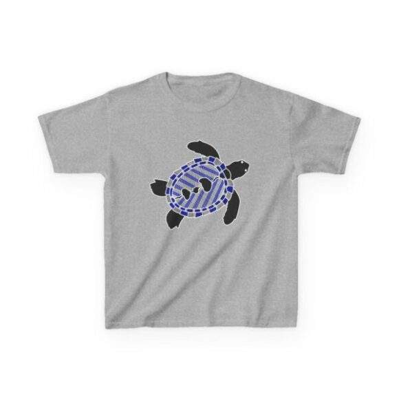 Kids Heavy Cotton Tee - Sea Turtle - Image 3