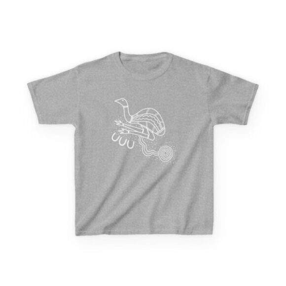 Kids Heavy Cotton Tee - Emu - Image 2