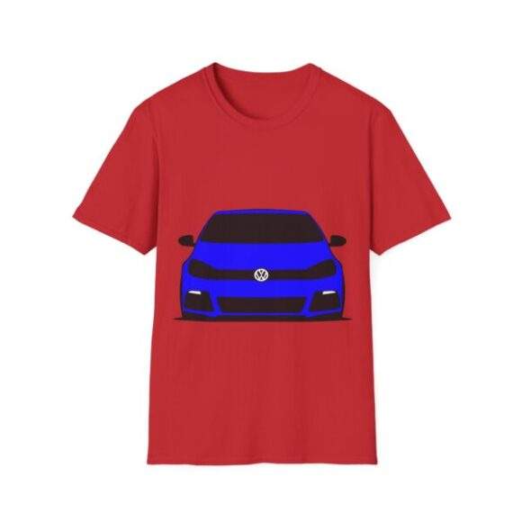 Unisex T-Shirt - VW Golf R blue - Image 6