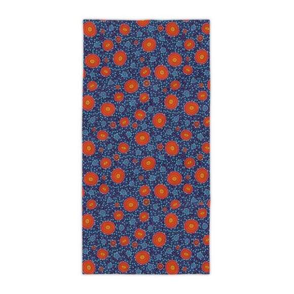 Vibrant Coral Reef Beach Towels – Rain Drops - Image 5