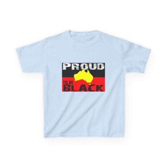 Kids Heavy Cotton Tee - Proud to be Aboriginal