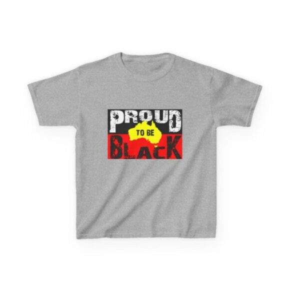 Kids Heavy Cotton Tee - Proud to be black - Image 4