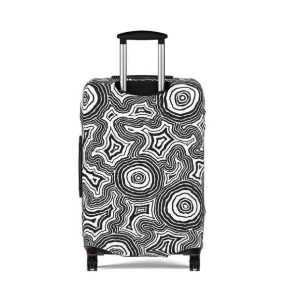 Luggage Cover - Pathways (b&w) - Image 4