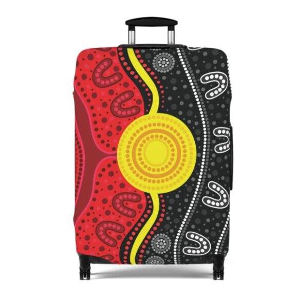 Luggage Cover - Flag Sunset - Image 5