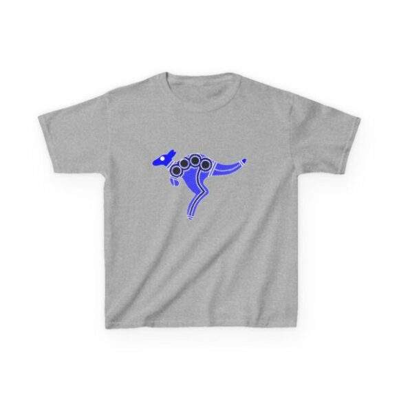 Kids Heavy Cotton Tee - Kangaroo - Image 3