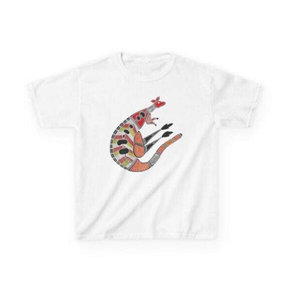 Kids Heavy Cotton Tee - The Kangaroo - Image 2