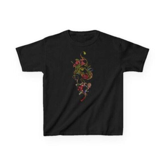 Kids Heavy Cotton Tee - Paisley Conections - Image 2