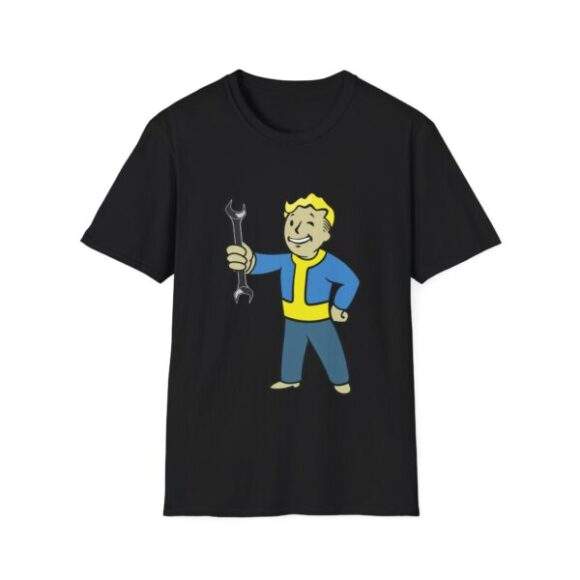 Unisex T-Shirt - Vault Boy Spanner Colour - Image 2