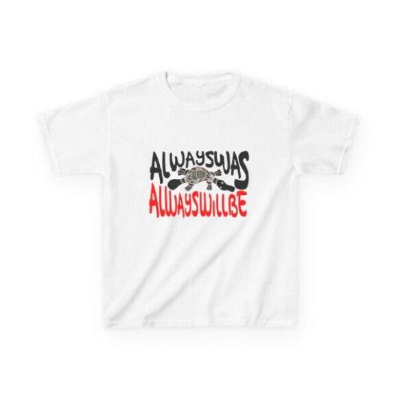 Kids Heavy Cotton Tee - Always was Always will be Platypus - Image 2