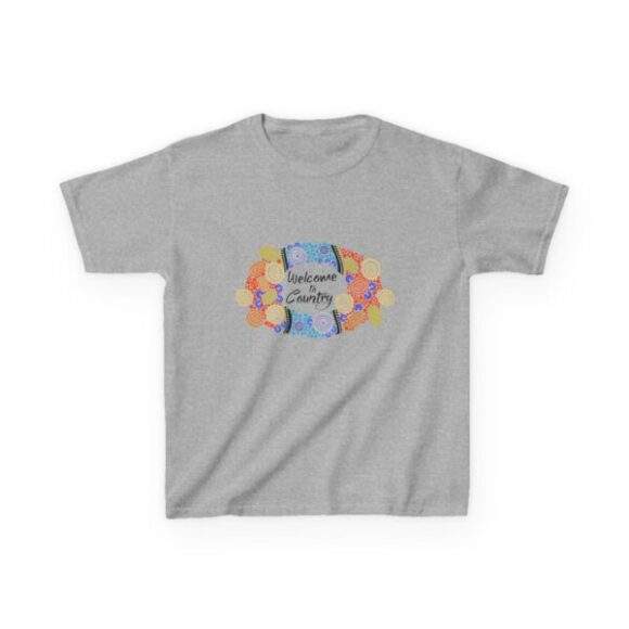 Kids Heavy Cotton Tee - Welcome to Country - Image 3