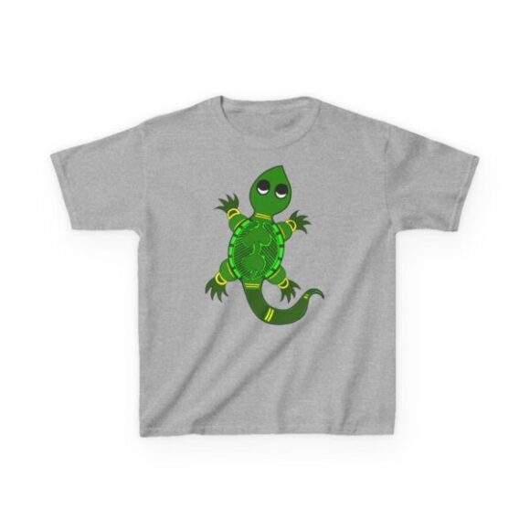 Kids Heavy Cotton Tee - Lizard - Image 3