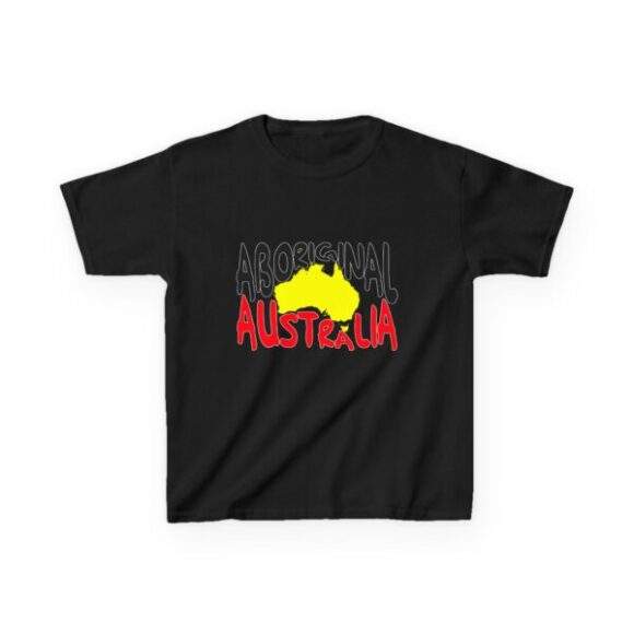 Kids Heavy Cotton Tee - Aboriginal Australia