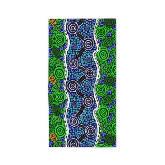 Vibrant Coral Reef Beach Towels – The River (g) - Image 3