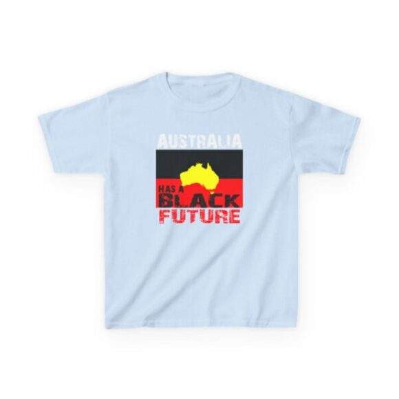 Kids Heavy Cotton Tee - Black Future - Image 3